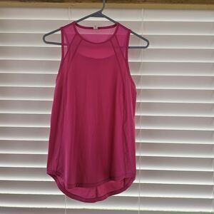 LULULEMON WOMENS SCULPT TANK, SONIC PINK Size 2